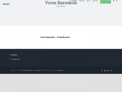 voreskøreskole.dk snapshot