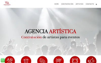 agenciaartistica.es snapshot
