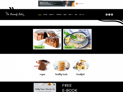theheavenlybakesblog.com snapshot