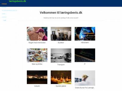 laeringsbevis.dk snapshot