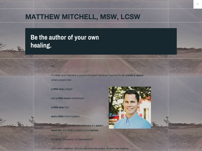 matthewmitchelllcsw.com snapshot