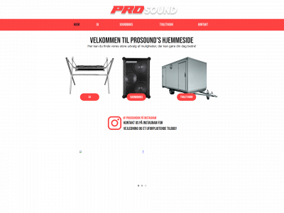 pro-sound.dk snapshot