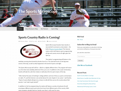 thesportsmicroscope.com snapshot