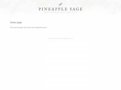 pineapplesage.co snapshot