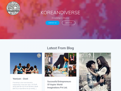 www.koreandiverse.com snapshot