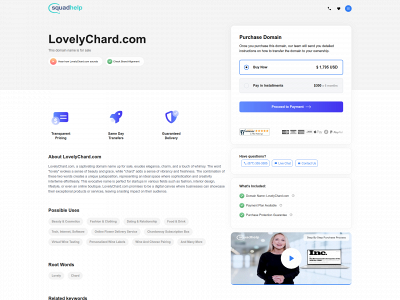 lovelychard.com snapshot