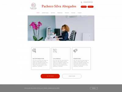 pachecosilvaabogados.com snapshot