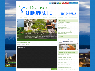 discoverchiropracticcare.com snapshot