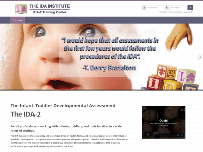 ida2training.org snapshot