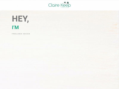 clairekeep.com snapshot