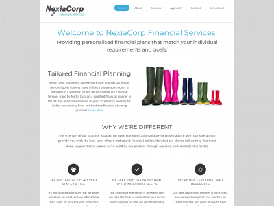nexiacorpfinancialservices.com.au snapshot