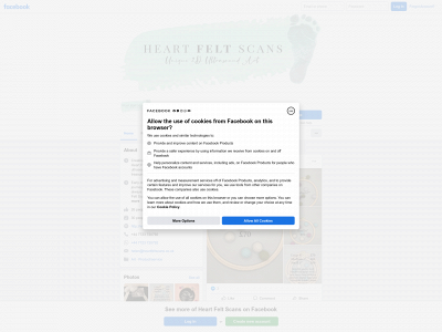 heartfeltscans.co.uk snapshot