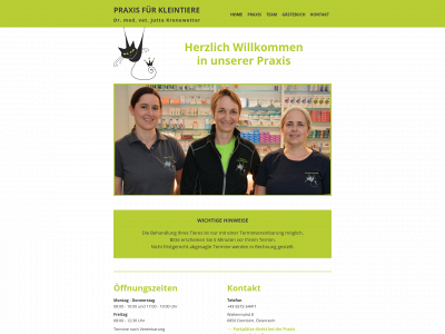 kleintierpraxis-dornbirn.at snapshot