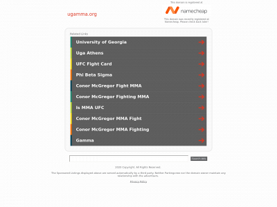 ugamma.org snapshot