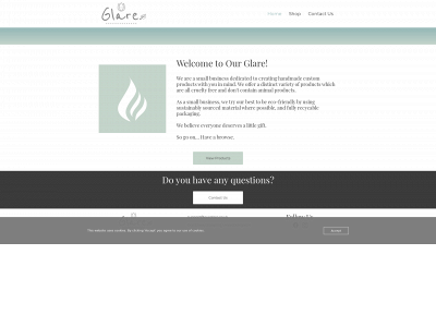 ourglare.co.uk snapshot