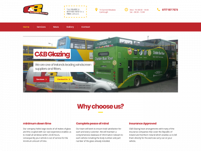 cbglazing.com snapshot