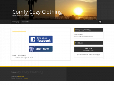 comfycozyclothing.com snapshot