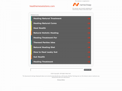 healthemesolutions.com snapshot