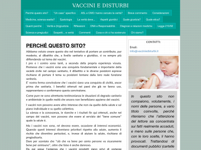 vacciniedisturbi.it snapshot