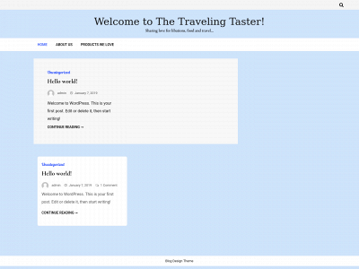 thetravelingtaster.com snapshot