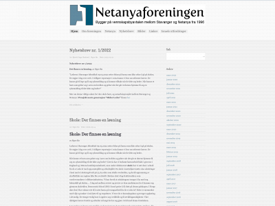 netanyaforeningen.no snapshot