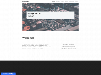 cutlerthayer.weebly.com snapshot