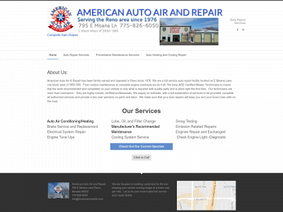 www.americanautoairandrepair.com snapshot