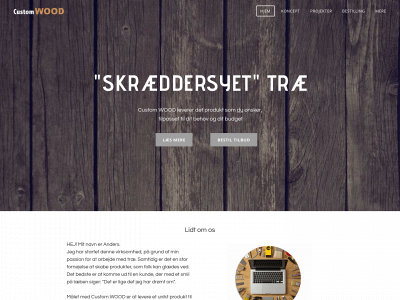 customwood.dk snapshot