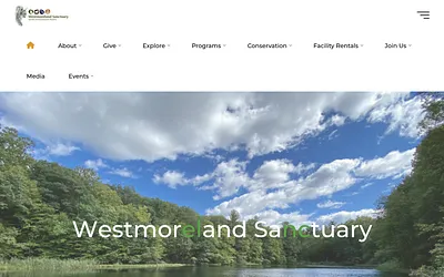 westmorelandsanctuary.org snapshot