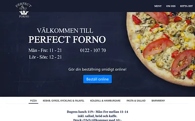 perfectforno.se snapshot