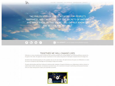 prosperitypollinators.com snapshot