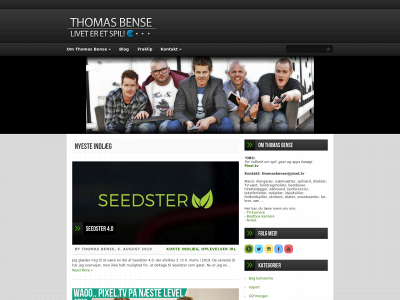 thomasbense.com snapshot
