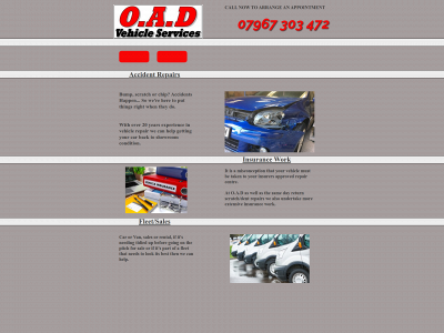 oadbodyshop.com snapshot