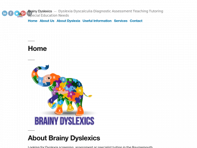 brainydyslexics.co.uk snapshot