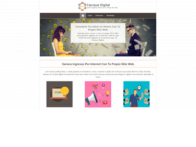 caciquedigital.com snapshot
