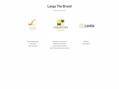 langaeventsolution.com snapshot
