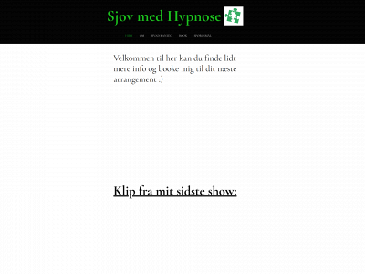 sjovmedhypnose.dk snapshot