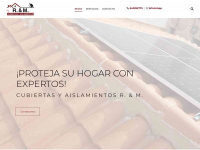 cubiertasyaislamientosrym.com snapshot