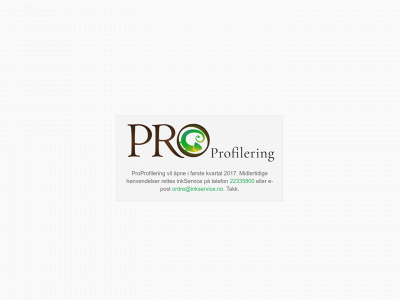 proprofilering.no snapshot