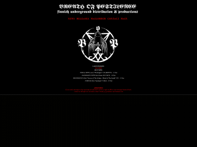 breathofpestilence.com snapshot