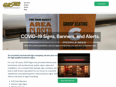 asapsignsatl.com snapshot