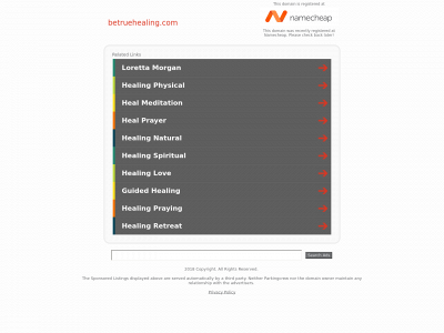 betruehealing.com snapshot