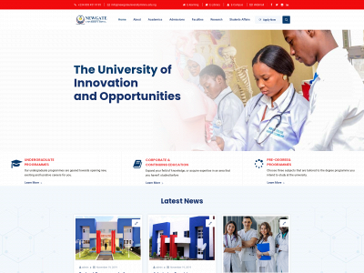 newgateuniversityminna.edu.ng snapshot