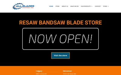allblades.ca snapshot
