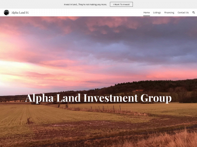 alphalandig.com snapshot
