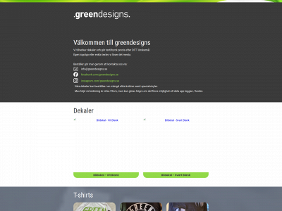 greendesigns.se snapshot