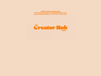 thecreatorhub.uk snapshot