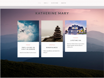katherinemary.com snapshot