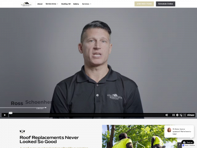 schoenherrroofing.com snapshot