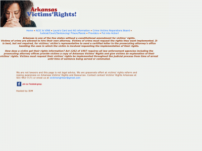 victimsrightsar.com snapshot